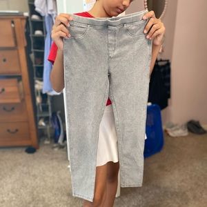 Girls’ Grey Zara Jeans Leggings, sz 11-12